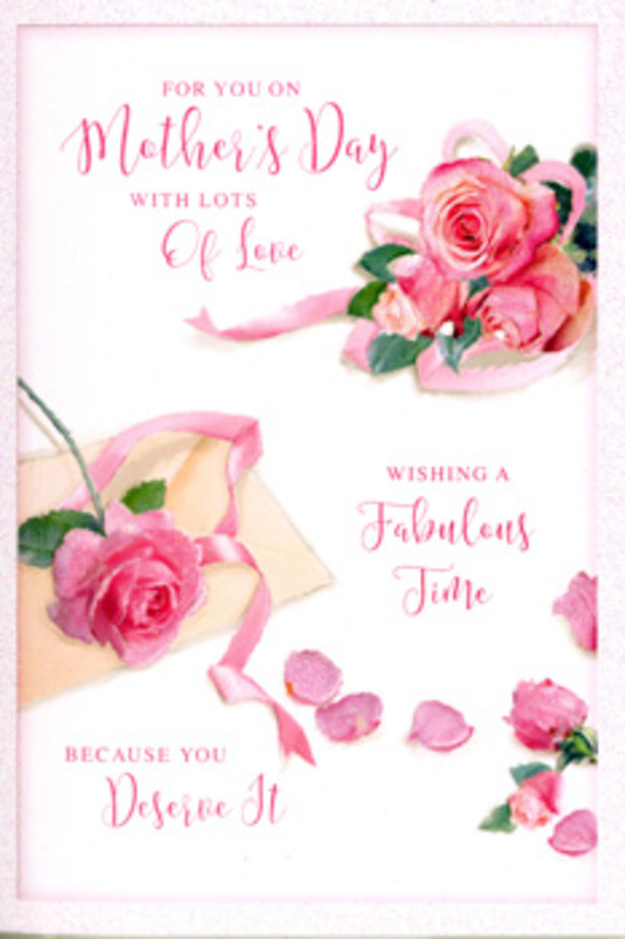 This Mother's Day card feels like a moment of quiet appreciation captured in floral form, with pink roses and scattered petals arranged to resemble a carefully styled bouquet from a local Kentish Town workshop. The central cluster of roses is lush and inviting, each bloom composed of densely layered petals that curl softly at the tips, creating a sense of fullness and softness. Their colours range from delicate blush to deeper rose pink, so that no two flowers look exactly alike, echoing the variability of real garden roses freshly cut on a cool morning. The blooms rest on a light, almost creamy background, which sets them off clearly, much like roses arranged on white paper as they are prepared for gifting along Kentish Town Road. Around the focal flowers, individual petals are artfully strewn, forming a gentle, unforced pattern across the card. Some petals are slightly folded, others are smooth and open, suggesting they have just fallen from the full blooms in a moment of movement. Interwoven with this floral scene is flowing calligraphy, written in warm, looping strokes that convey a loving Mother's Day message. The script feels hand-drawn rather than mechanical, its curves echoing the soft lines of the petals and adding to the sense of care and thoughtfulness. Light falls evenly across the image, with just enough shading to make each petal appear dimensional, as if you could reach out and touch their velvety surfaces. The overall mood is tender and restful-like visiting a mother with a bouquet and a handwritten card after a walk on Hampstead Heath. This card captures the same emotion a Kentish Town florist aims for when arranging pink roses: quiet joy, deep appreciation, and the wish to make a beloved mother feel cherished.